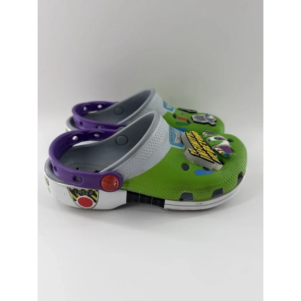 Crocs Childrens Kids Disney Pixar Toy Story Buzz Lightyear Shoe C13 Slip On